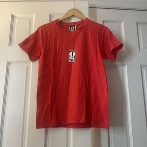 Vtg 90s Blank G Skates Park Kobe Japan Skater Tee Red Men's Small USA Made